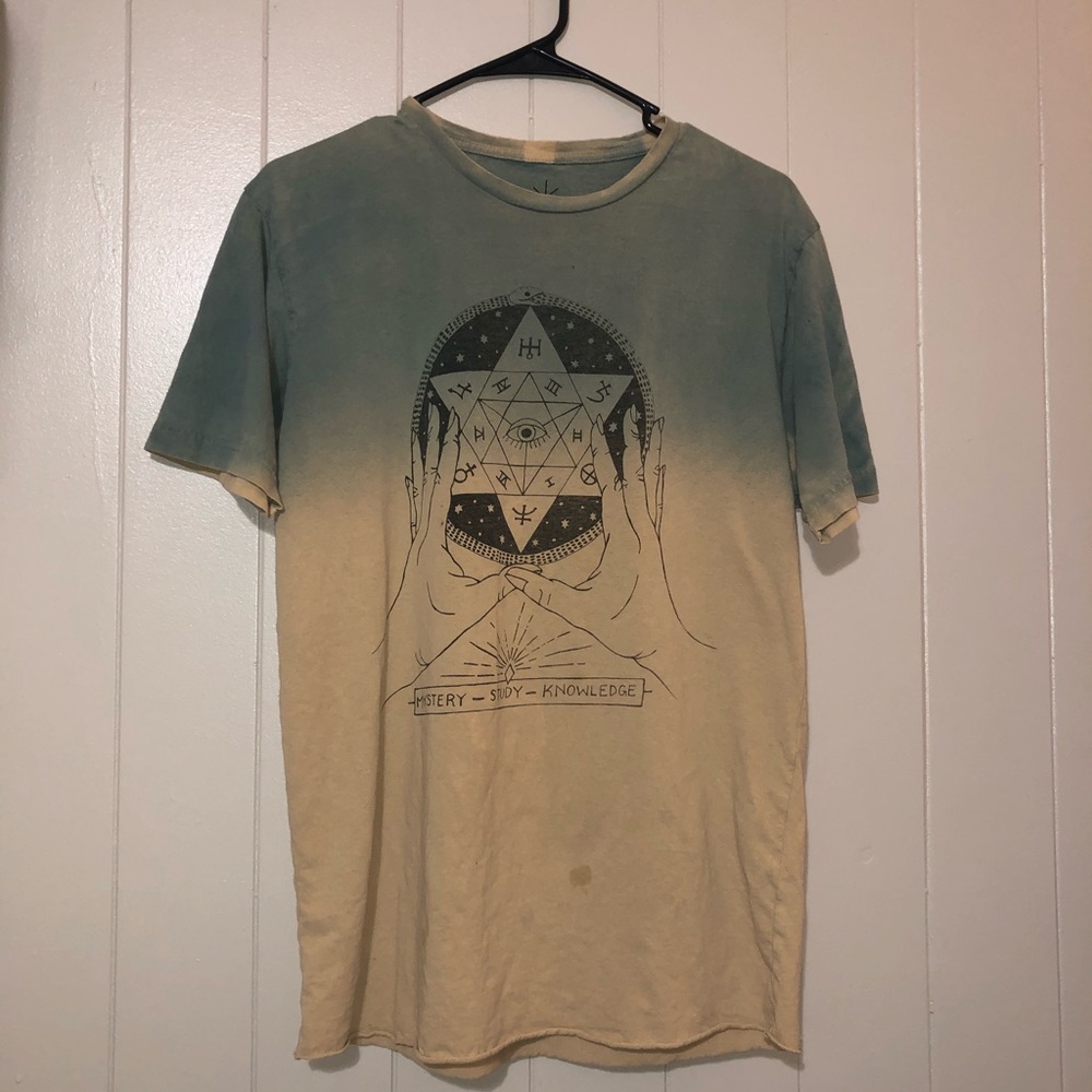 Physic Ombre dyed graphic tee (see detail)